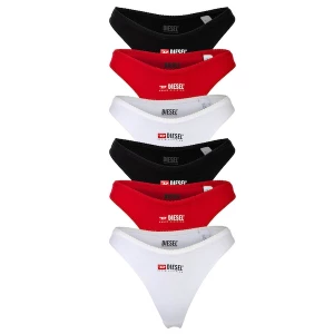 Foto van product DIESEL String rood / zwart / wit