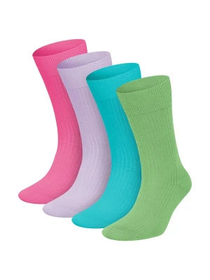 Foto van product DillySocks Sokken blauw / lichtgroen / lila / pink