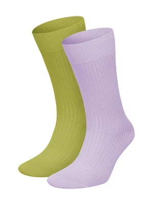 Foto van product DillySocks Sokken groen / pastellila