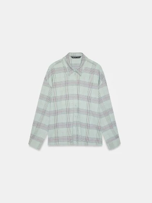Foto van product Dilvin Blouse mintgroen / lila / wit