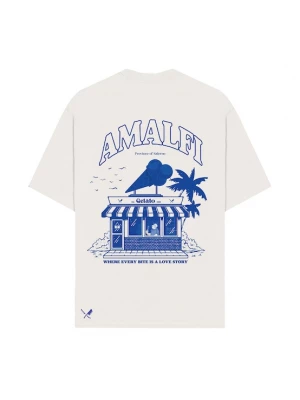 Foto van product Distorted People Shirt 'Amalfi' blauw / wit