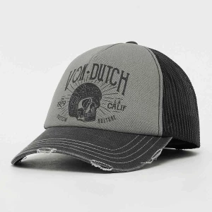 Foto van product Distressed Trucker Cap Ride On The Storm Von Dutch grijs