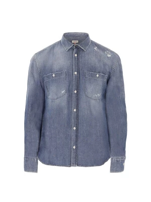 Foto van product Distretto12 Overhemd blauw denim