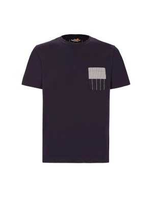 Foto van product Distretto12 Shirt 'Gess Ramos' ecru / navy / lichtgrijs