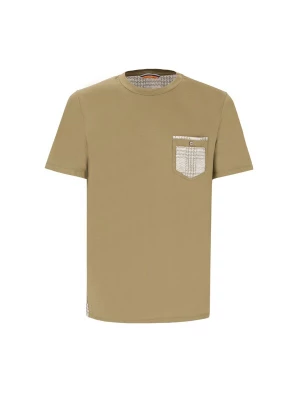 Foto van product Distretto12 Shirt 'Modos' lichtbeige / olijfgroen