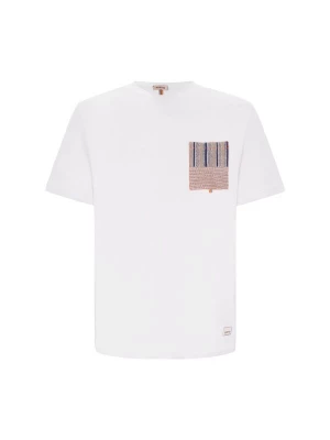 Foto van product Distretto12 Shirt 'Tobart' beige / navy / olijfgroen / wit