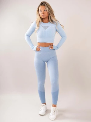 Foto van product Divina Sportbroek 'Four' lichtblauw / wit