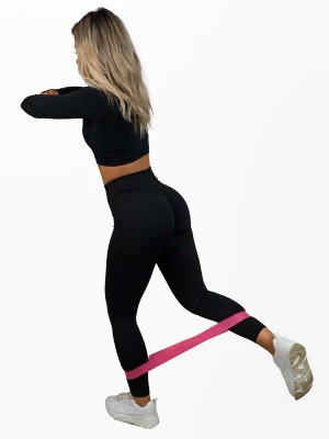 Foto van product Divina Sportbroek 'Scrunch' zwart / wit