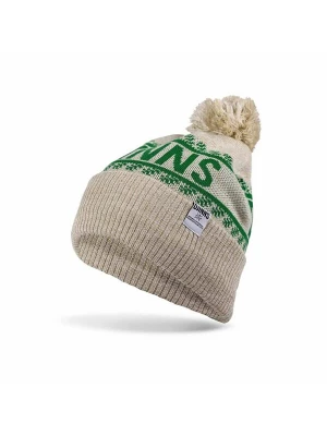 Foto van product DJINNS Muts 'Winter Jacquard' beige / groen