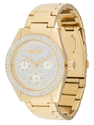 Foto van product DKNY Analoog horloge 'Chambers Multi Glitz' goud / transparant / wit