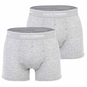 Foto van product DOLCE & GABBANA Boxershorts lichtgrijs / wit