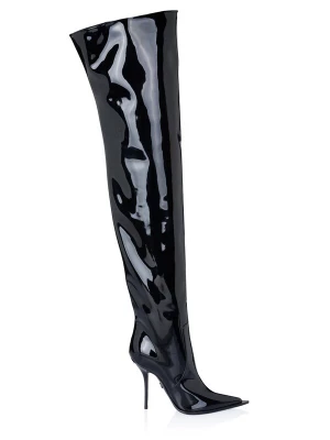 Foto van product DOLCE & GABBANA Overknee laarzen 'Dolce & Gabbana Stiefel schwarz' zwart