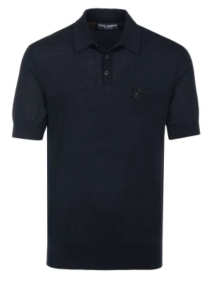 Foto van product DOLCE & GABBANA Shirt 'Dolce & Gabbana Henley Strickpolo schwarz' zwart