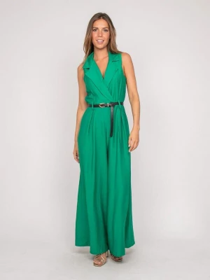 Foto van product Dona Lisa Jumpsuit 'Combinaison pantalon fluide EZINE' groen