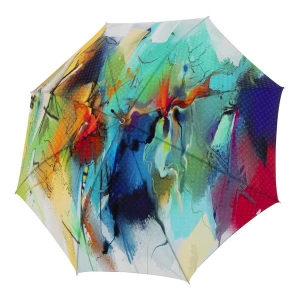 Foto van product Doppler Manufaktur Paraplu turquoise / geel / oranje / roestrood