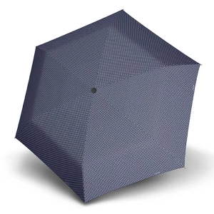 Foto van product Doppler Paraplu 'Carbonsteel Mini Slim' donkerblauw / wit