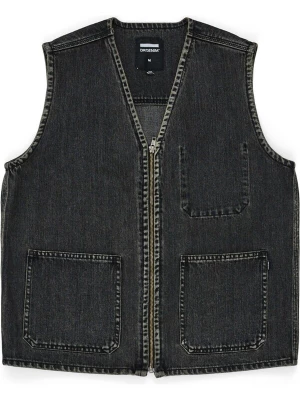 Foto van product Dr. Denim Bodywarmer 'Enver Worker' black denim