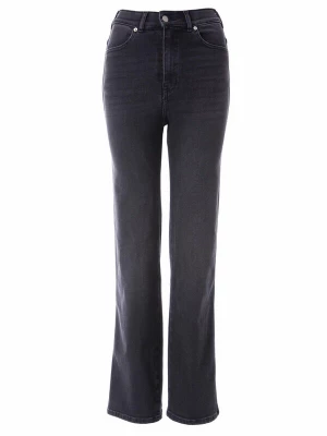 Foto van product Dr. Denim Jeans 'Moxy High Straight Jeans' zwart gemêleerd