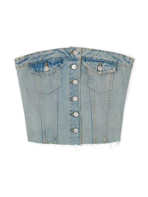 Foto van product Dr. Denim Top 'Carli Tube' lichtblauw