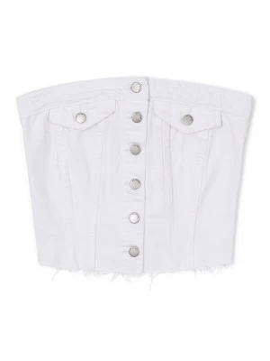 Foto van product Dr. Denim Top 'Carli Tube' wit