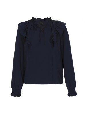 Foto van product DreiMaster Klassik Blouse donkerblauw