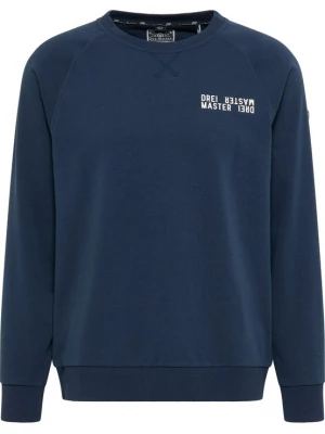 Foto van product DreiMaster Maritim Sweatshirt 'Bridgeport' donkerblauw / wit