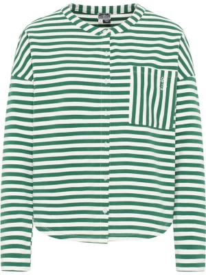 Foto van product DreiMaster Maritim Sweatvest grasgroen / natuurwit