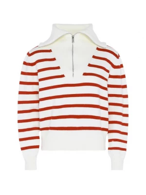 Foto van product DreiMaster Maritim Trui rood / wolwit