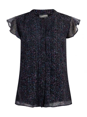 Foto van product DreiMaster Vintage Blouse blauw / grijs / zwart / zilver