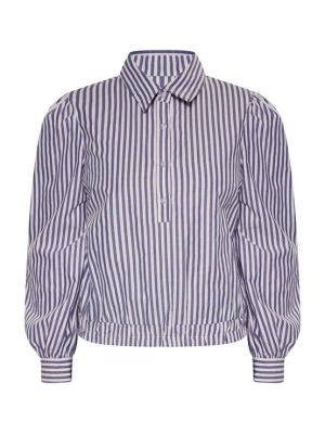 Foto van product DreiMaster Vintage Blouse blauw / wit
