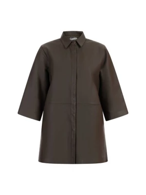 Foto van product DreiMaster Vintage Blouse donkerbruin