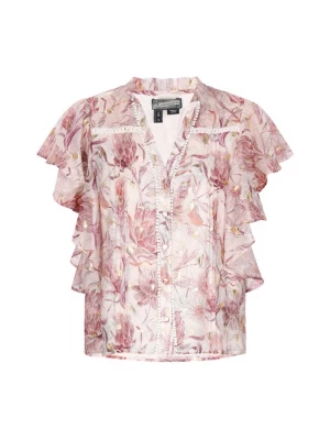 Foto van product DreiMaster Vintage Blouse goud / rosa / lichtroze / wit