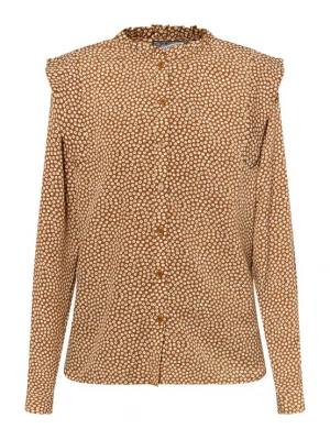 Foto van product DreiMaster Vintage Blouse 'Imane' camel / wit