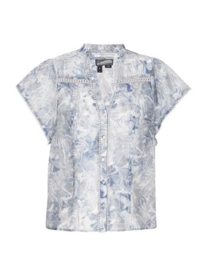 Foto van product DreiMaster Vintage Blouse lichtblauw / gemengde kleuren