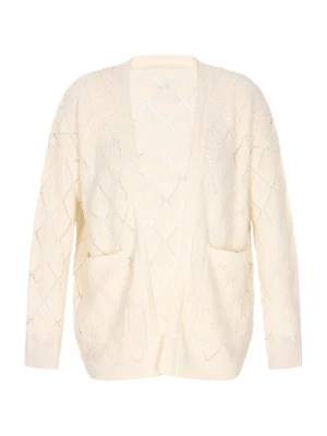 Foto van product DreiMaster Vintage Gebreid vest 'Comfy' wolwit