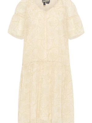 Foto van product DreiMaster Vintage Jurk beige / geel / groen / sering