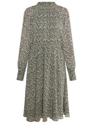 Foto van product DreiMaster Vintage Jurk beige / groen gemêleerd