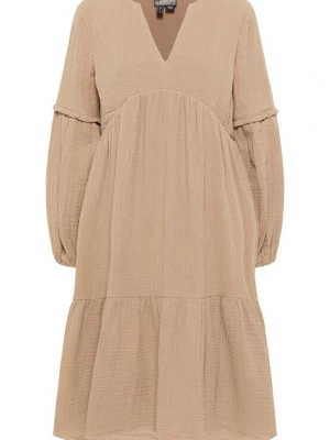 Foto van product DreiMaster Vintage Jurk donkerbeige