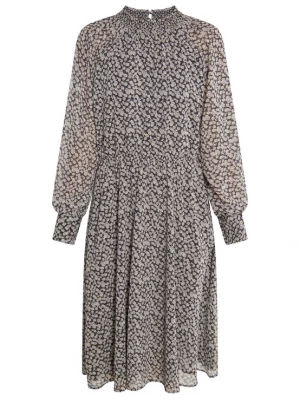 Foto van product DreiMaster Vintage Jurk donkerbeige / goud / zwart