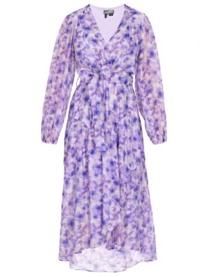 Foto van product DreiMaster Vintage Jurk lichtlila / poederroze / wit