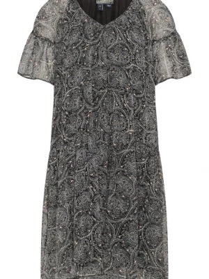 Foto van product DreiMaster Vintage Jurk nude / zwart / wit