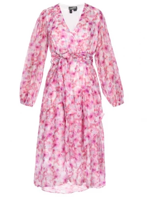 Foto van product DreiMaster Vintage Jurk rosa / poederroze / lichtroze / wit