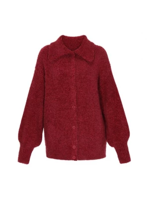 Foto van product DreiMaster Vintage Oversized vest karmijnrood