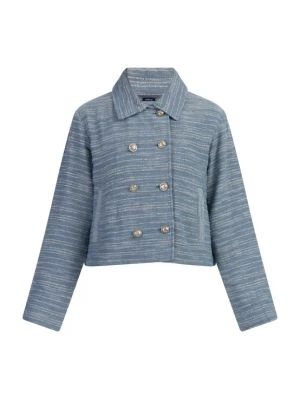 Foto van product DreiMaster Vintage Tussenjas blauw / wit