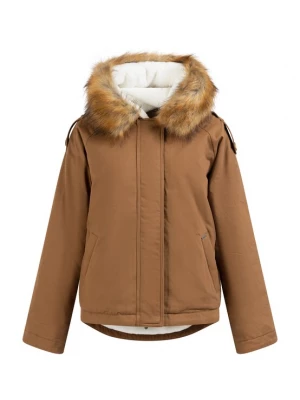 Foto van product DreiMaster Vintage Winterjas cognac / wit