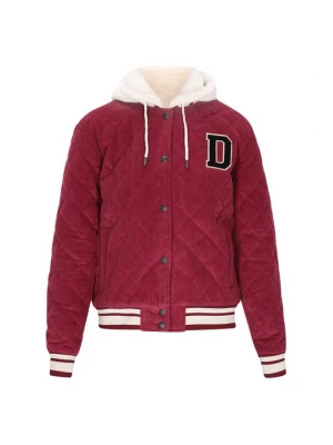 Foto van product DreiMaster Vintage Winterjas wijnrood / zwart / eierschaal