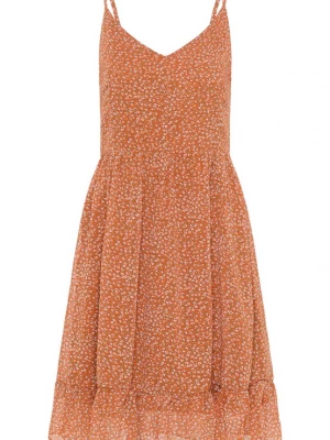 Foto van product DreiMaster Vintage Zomerjurk crème / smoky blue / groen / kreeft
