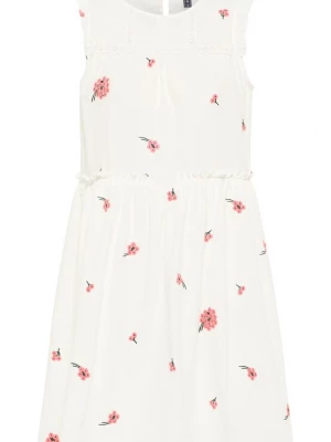 Foto van product DreiMaster Vintage Zomerjurk groen / pastelrood / wolwit