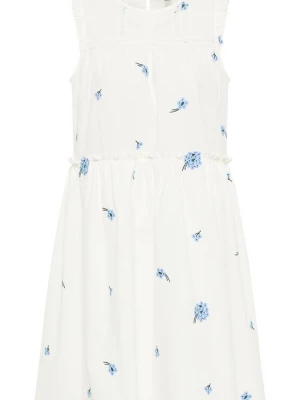 Foto van product DreiMaster Vintage Zomerjurk lichtblauw / donkergroen / wolwit