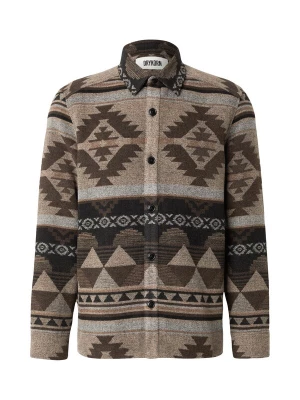 Foto van product DRYKORN Overhemd 'DIEGGO_1' beige gemêleerd / bruin / zwart